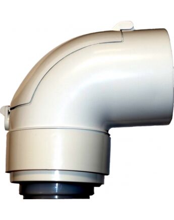Tricox PPs/Alu ellenőrző könyök 60/100 mm 87°