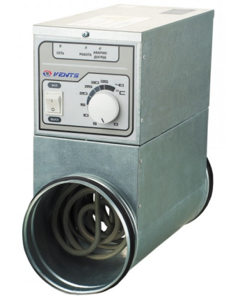 Vents NK 160 U Elektromos Fűtőelem 3600 W 3 Fázisú Beépített Hőmérséklet-szabályozóval (400 V)