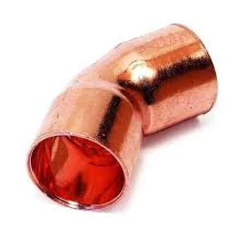 Réz forrasztható ív 45° BB 12mm