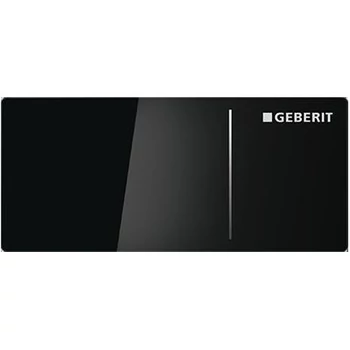 Geberit Sigma70 kétmennyiséges öblítés távvezérlő Sigma 12 cm, Fekete Üveg