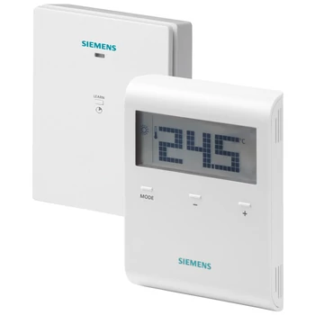 Siemens RDD100.1 RFS Vezeték nélküli szobatermosztát