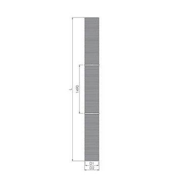 Tricox PP flexibilis cső, Ø80 mm, 50 fm-es tekercsben