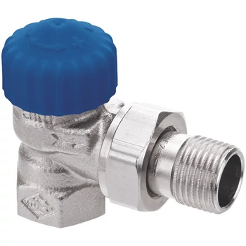 Heimeier kisellenállású termosztatikus szelep DN15(1/2") sarok