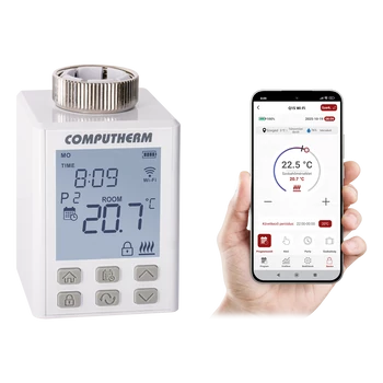 Computherm Q15 Wi-Fi Programozható, motoros állítómű radiátorszelepekhez