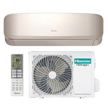 Hisense Fresh Air QJ35XJ3G oldalfali split klíma csomag 3,5 kW (arany)