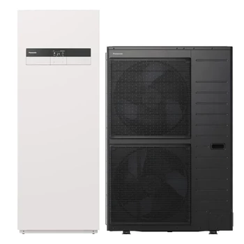 Panasonic Aquarea T-CAP &amp;quot;K&amp;quot; generáció osztott levegő-víz hőszivattyú, 1 fázisú, 9 kW, 185L HMV