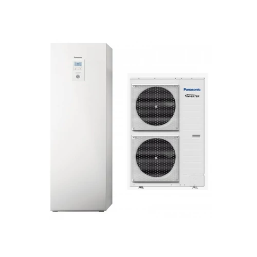 Panasonic KIT-ADC16HE5C Aquarea All In One High Performance osztott levegő-víz hőszivattyú HMV tartállyal, 1 fázisú, 16 kW