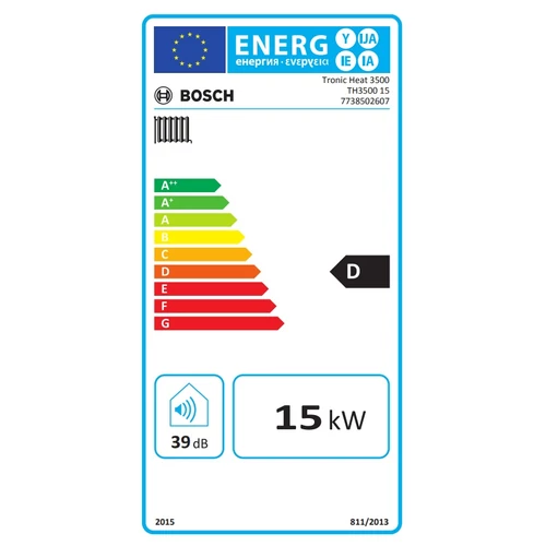 Bosch Tronic Heat 3500 15 kW elektromos kazán