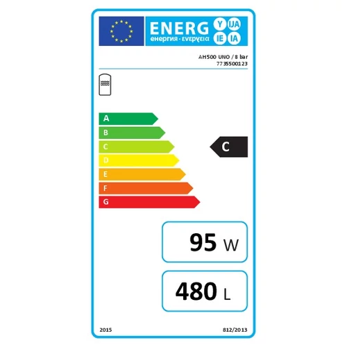 Bosch AH 500 UNO / 8 bar Indirekt tároló 1 hőcserélővel