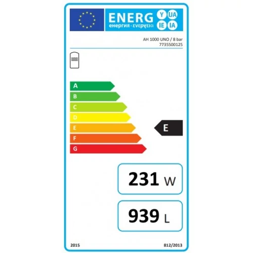 Bosch AH 1000.2 UNO / 8 bar Indirekt tároló 1 hőcserélővel