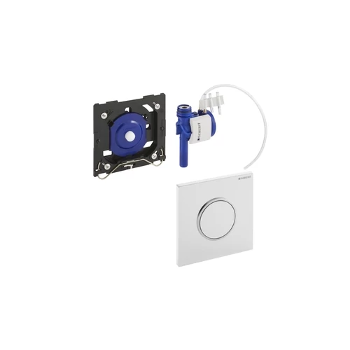 Geberit Sigma10 pneumatikus vizelde vezérlés (fényes króm / matt króm / fényes króm)