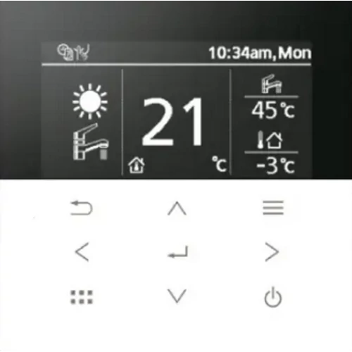 Panasonic Aquarea CZ-RTW2-1 termosztátként és második kezelőpanelként is használható M sorozatú hőszivattyúhoz