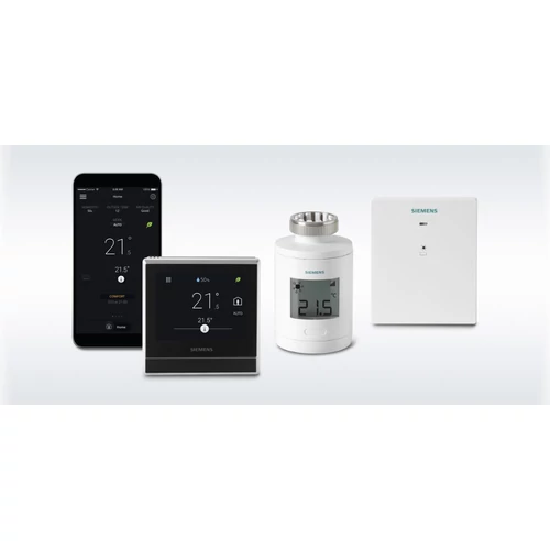 Siemens RDS110.R+RCR114.1 vezeték nélküli okostermosztát