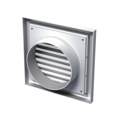 Vents MV 101Vs Műanyag Szellőzőrács Vízszintes Rácsozással, Csőcsatlakozóval