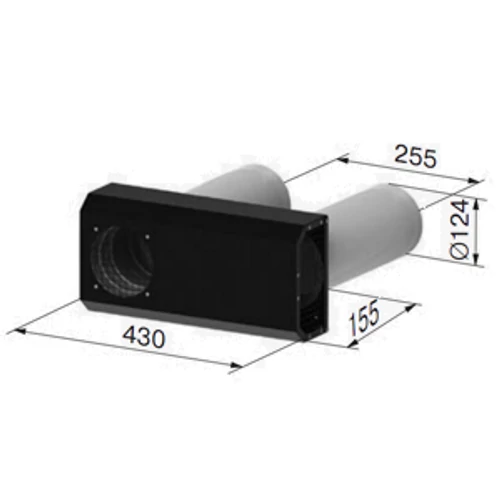 Vents MK MICRA 150 E Kültéri Szellőzőnyílás