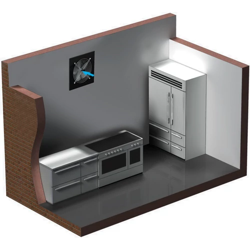 Vents OVK1 200 Egyfázisú Axiális Fali Ventilátor