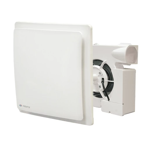 Vents VNV-1A TR Egycsöves Szellőzőrendszerbe Építhető Falba Süllyeszthető Ventilátor Bekapcsolási Késleltetéssel és Időkapcsolóval