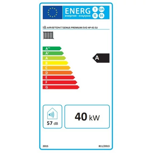 Ariston Genus Premium EVO HP EU 45 kW FŰTŐ  Kondenzációs fali gázkazán