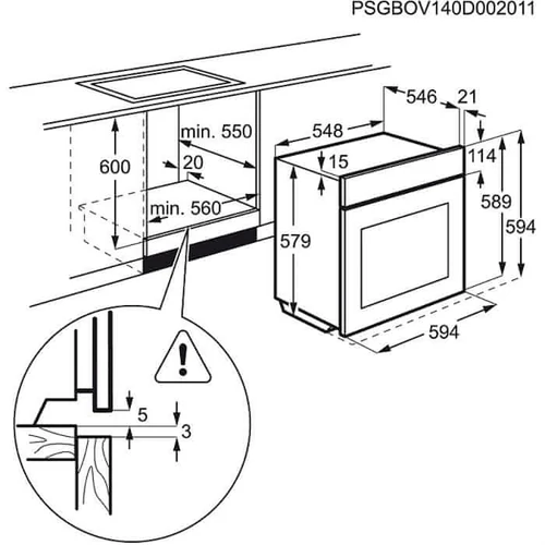 Electrolux EOB8857AOX beépíthető gőzsütő