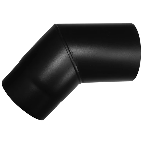 Dunaterm Fekete füstcső 132 mm 45° ÍV