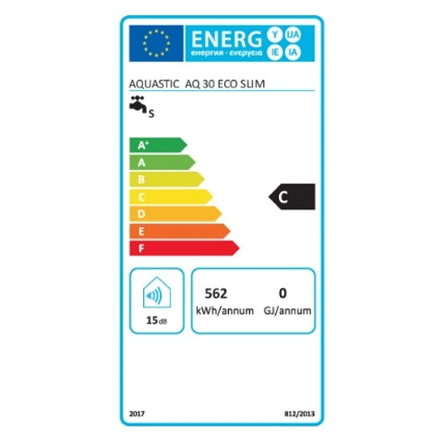 HAJDU AQ Aquastic Eco Slim 30 villanybojler