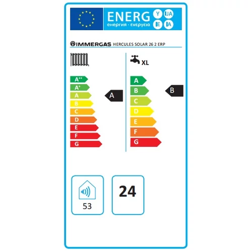 Immergas HERCULES Condensing 26 kW 2 ErP Solar