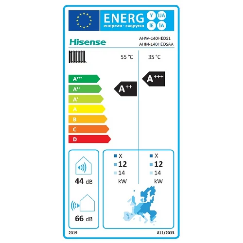 Hisense Hi-Therma 14 kW 3 fázisú hőszivattyú szett