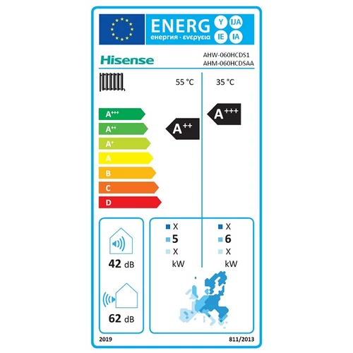 Hisense Hi-Therma 6 kW 1 fázisú hőszivattyú szett