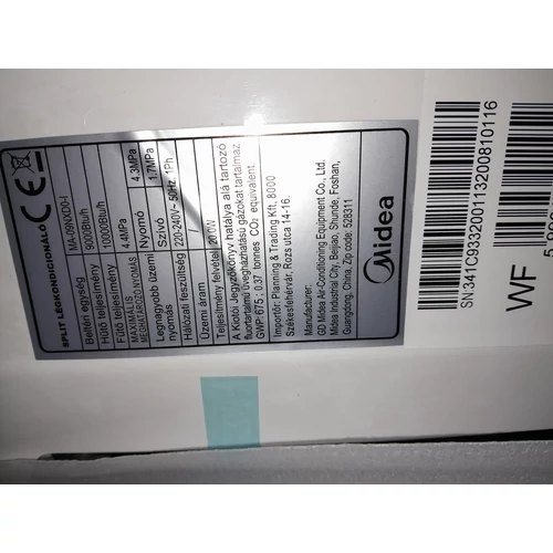 Midea-MA-09NXD0-I-WIFI Blanc multi beltéri egység 2.6 kW (OUTLET68)