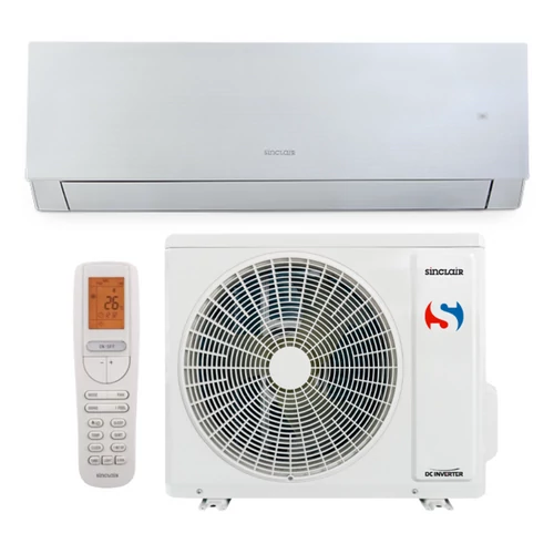 Sinclair Marvin SIH-24BIMS/SOH-24BIM oldalfali split klíma csomag 7,1 kW (ezüst)