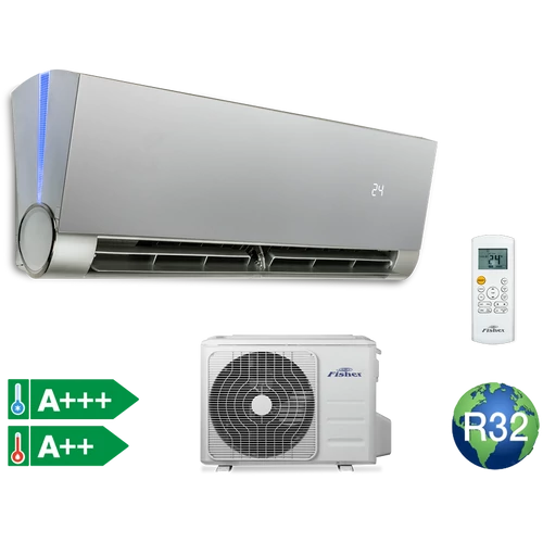 Fisher Art FSAUIF-Art-93AE3-S Ezüst oldalfali split klíma csomag 2,6 kW