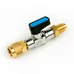 REFCO CA-1/4&quot;SAE-1/2&quot;-20UNF-B Golyóscsap Kék